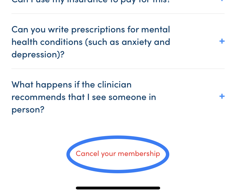 How do I cancel my membership?